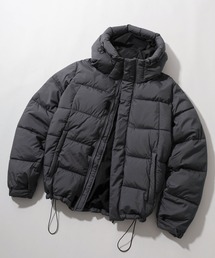 make a ray!（メイク ア レイ！）の「【撥水】ビッグシルエット ファイバーダウン ボリュームネック フーディ― ジャケット/マウンテンパーカー（ダウンジャケット/コート・メンズ）」