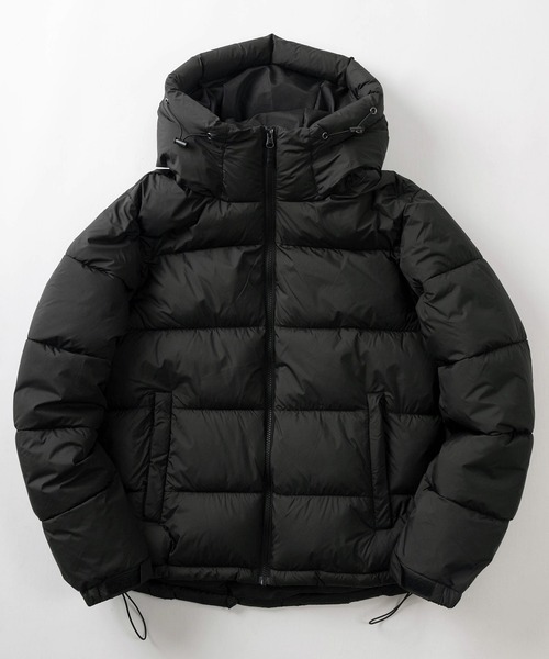 セール】【撥水】ビッグシルエット ファイバーダウン ボリュームネック