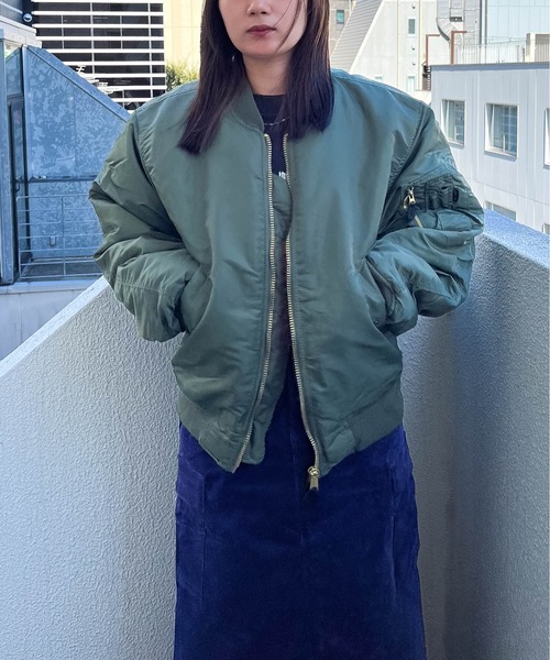 SUNNY  SPORTS（サニースポーツ）の「【 MIL-TEC by STURM / ミルテックバイスターム 】 MA-1 フライトジャケット エムエーワン SUY（MA-1・メンズ・オリーブドラブ・L/M）」の6枚目の写真