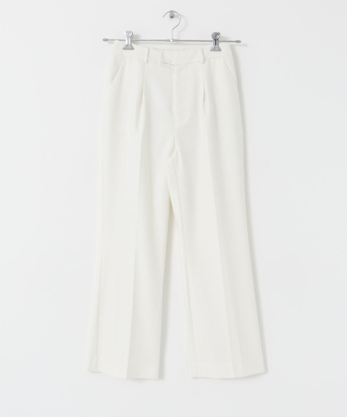 URBAN RESEARCH ROSSO WOMEN（アーバンリサーチ　ロッソ）の「ストレートセミフレアウールパンツ（その他パンツ・レディース・ピンク/イエロー系その他/オフホワイト・38/36）」の17枚目の写真