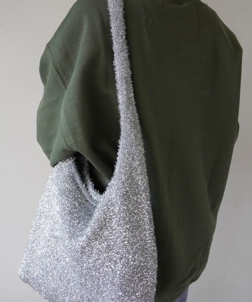 Port(ポート)の「【 Jelly moo / ジェリームー 】ラメ シャギー ニット トートバッグ #_(トートバッグ・レディース・ブラック/シルバー/マルチ・FREE)」の16枚目の写真