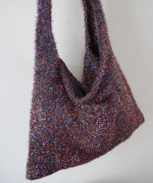 Port(ポート)の「【 Jelly moo / ジェリームー 】ラメ シャギー ニット トートバッグ #_(トートバッグ・レディース・ブラック/シルバー/マルチ・FREE)」の19枚目の写真