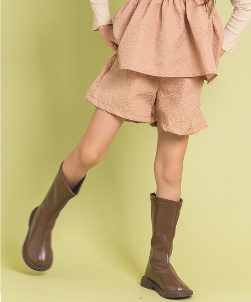 URBAN CHERRY(アーバンチェリー)の「ジャガードショートパンツ(その他パンツ・キッズ・ホワイト/ブラック/ブラウン・120cm/150cm/140cm/130cm/110cm)」の3枚目の写真