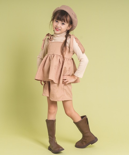 URBAN CHERRY(アーバンチェリー)の「ジャガードショートパンツ(その他パンツ・キッズ・ホワイト/ブラック/ブラウン・120cm/150cm/140cm/130cm/110cm)」の5枚目の写真