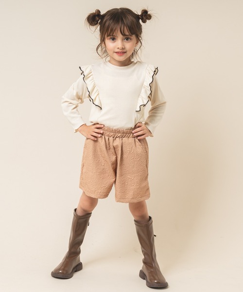 URBAN CHERRY(アーバンチェリー)の「ジャガードショートパンツ(その他パンツ・キッズ・ホワイト/ブラック/ブラウン・120cm/150cm/140cm/130cm/110cm)」の18枚目の写真