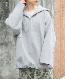 tiptop | 【ライン入り登場】メルトンハーフジップBIGパーカー(パーカー)