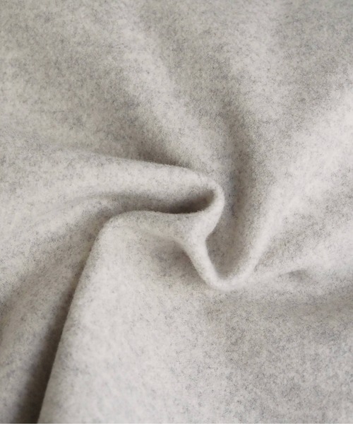 tiptop（ティップトップ）の「【ライン入り登場】メルトンハーフジップBIGパーカー（パーカー・レディース・チャコールグレー/グレー/ブルー/グリーン/アイボリー/ブラック系その他/グレー系その他・FREE）」の12枚目の写真