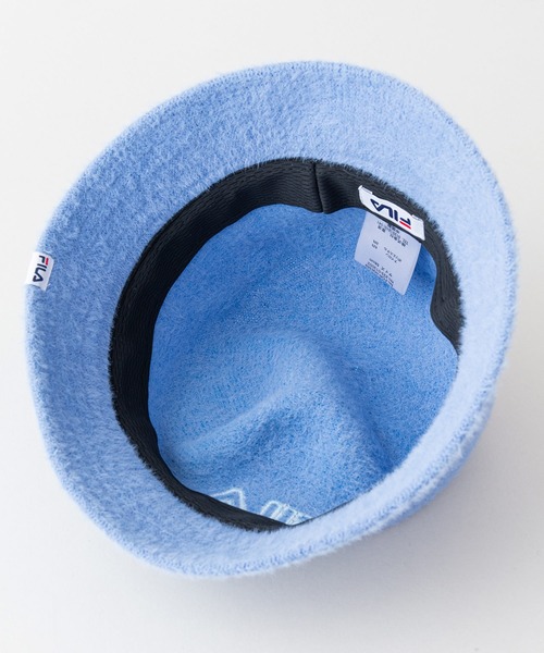 FILA(フィラ)の「【FILA/フィラ】フェザーヤーンバケットハット ブランドロゴ刺繍(ハット・レディース・ホワイト/ブラック/ブルー・FREE)」の11枚目の写真