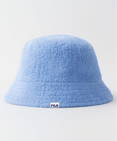 FILA(フィラ)の「【FILA/フィラ】フェザーヤーンバケットハット ブランドロゴ刺繍(ハット・レディース・ホワイト/ブラック/ブルー・FREE)」の8枚目の写真