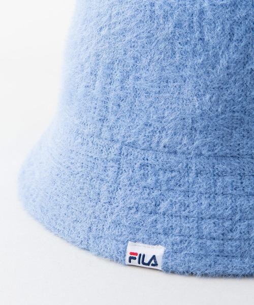 FILA(フィラ)の「【FILA/フィラ】フェザーヤーンバケットハット ブランドロゴ刺繍(ハット・レディース・ホワイト/ブラック/ブルー・FREE)」の12枚目の写真