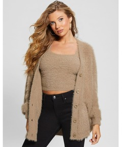 Sahar Fuzzy Cardigan Sweater カーディガン セーター レディース