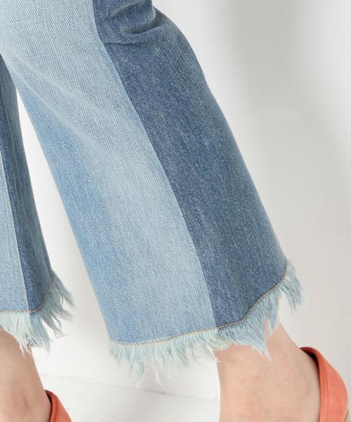 Another Edition（アナザーエディション）の「　デニムフレアリメイクパンツ/AEBC DNM FLR リメイク PT◆（デニムパンツ・レディース・ターコイズブルー・SMALL/MEDIUM）」の8枚目の写真