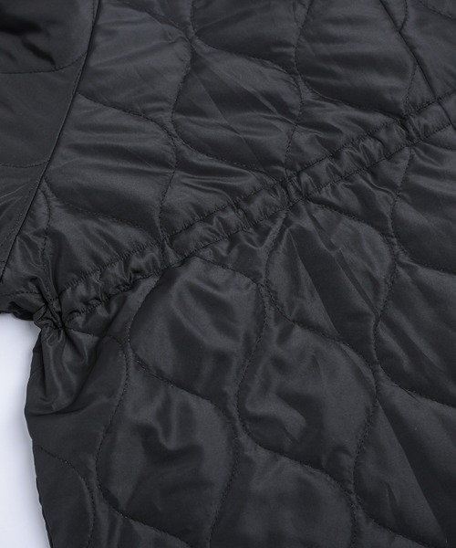 La-gemme(ラジェム)の「キルティングロングコート(ダウンジャケット/コート・レディース・ホワイト/ブラック・フリー)」の8枚目の写真