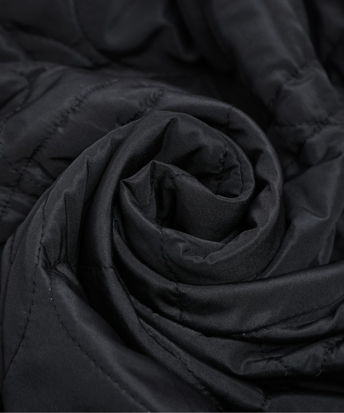 La-gemme(ラジェム)の「キルティングロングコート(ダウンジャケット/コート・レディース・ホワイト/ブラック・フリー)」の10枚目の写真