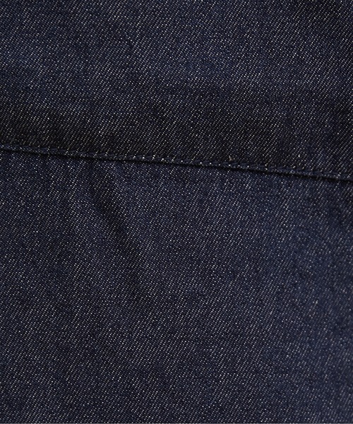 ANGIE（アンジー）の「オーバーサイズ バンドカラー デニムシャツ（シャツ/ブラウス・レディース・ネイビー/ブルー/ブルー系その他/グレー・FREE）」の10枚目の写真