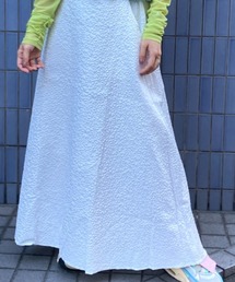 Loco Ocean | フレアロング ジャガード スカート(スカート)