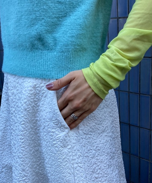 Loco Ocean（ロコオーシャン）の「フレアロング ジャガード スカート（スカート・レディース・ブラック/ホワイト・FREE）」の10枚目の写真