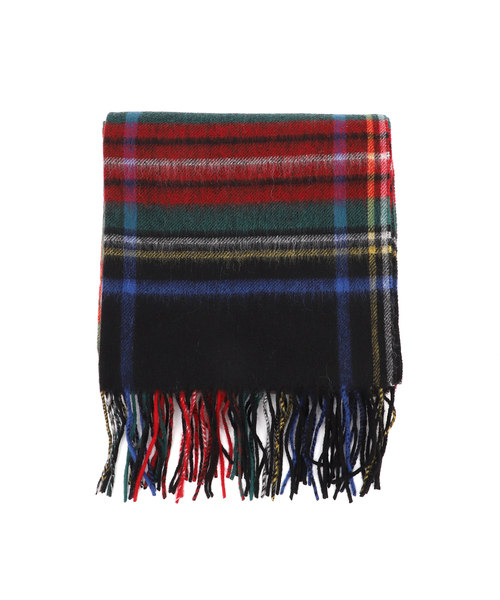 417 EDIFICE（フォーワンセブンエディフィス）の「【TWEEDMILL / ツイードミル】 Lamds Wool チェックマフラー（マフラー・メンズ・チャコールグレー/ブラック/ベージュ/グレー/レッド/サックスブルー/イエロー/ブルー・FREE）」の11枚目の写真