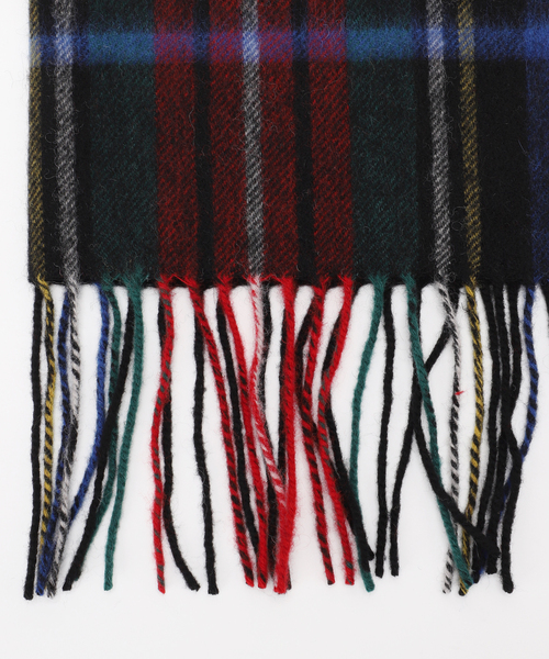 417 EDIFICE（フォーワンセブンエディフィス）の「【TWEEDMILL / ツイードミル】 Lamds Wool チェックマフラー（マフラー・メンズ・チャコールグレー/ブラック/ベージュ/グレー/レッド/サックスブルー/イエロー/ブルー・FREE）」の13枚目の写真