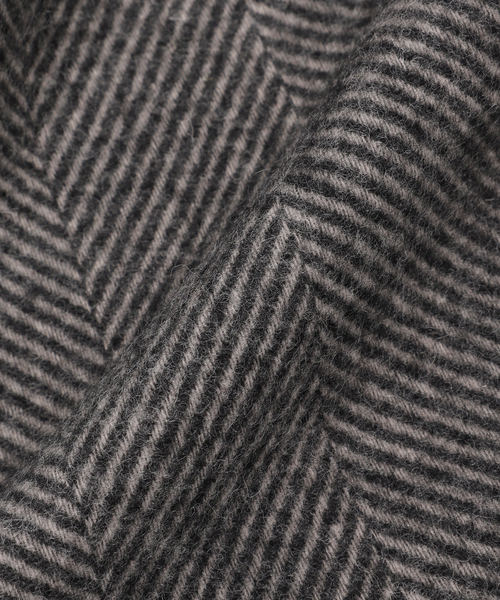 417 EDIFICE（フォーワンセブンエディフィス）の「【TWEEDMILL / ツイードミル】 Lamds Wool チェックマフラー（マフラー・メンズ・チャコールグレー/ブラック/ベージュ/グレー/レッド/サックスブルー/イエロー/ブルー・FREE）」の15枚目の写真