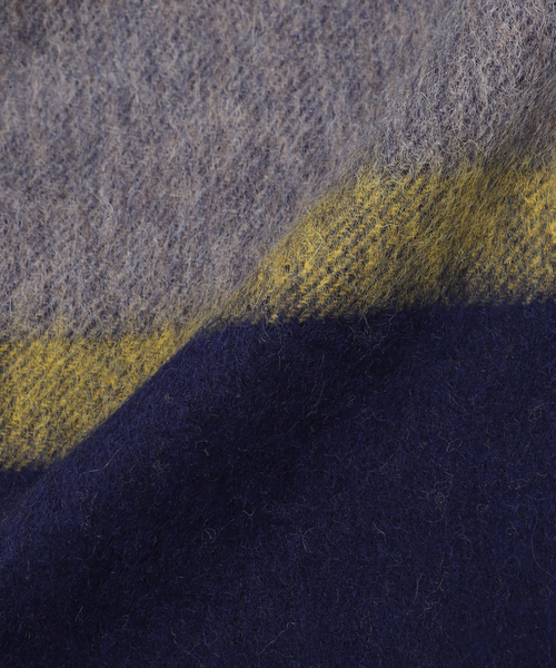 417 EDIFICE（フォーワンセブンエディフィス）の「【TWEEDMILL / ツイードミル】 Lamds Wool チェックマフラー（マフラー・メンズ・チャコールグレー/ブラック/ベージュ/グレー/レッド/サックスブルー/イエロー/ブルー・FREE）」の21枚目の写真