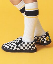 BREEZE | 無地・柄　左右迷わない！かかとワッペンスリッポン(スニーカー)