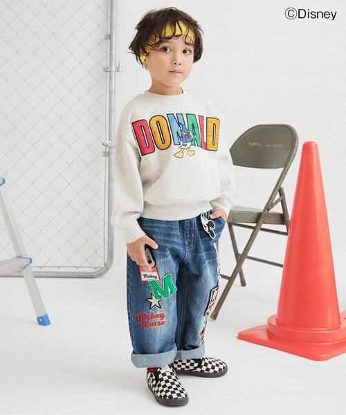 BREEZE（ブリーズ）の「無地・柄　左右迷わない！かかとワッペンスリッポン（スニーカー・キッズ・ブルー/チェック/ラベンダー/グリーン・14/15 /16/17/18/19）」の7枚目の写真