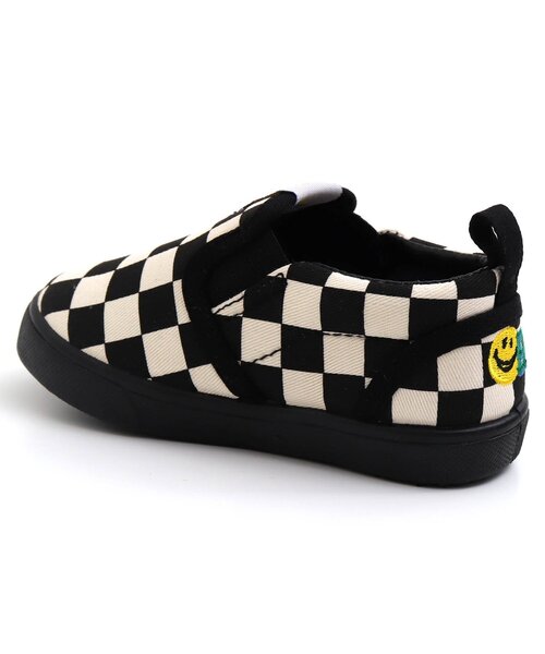 BREEZE（ブリーズ）の「無地・柄　左右迷わない！かかとワッペンスリッポン（スニーカー・キッズ・ブルー/チェック/ラベンダー/グリーン・14/15 /16/17/18/19）」の22枚目の写真