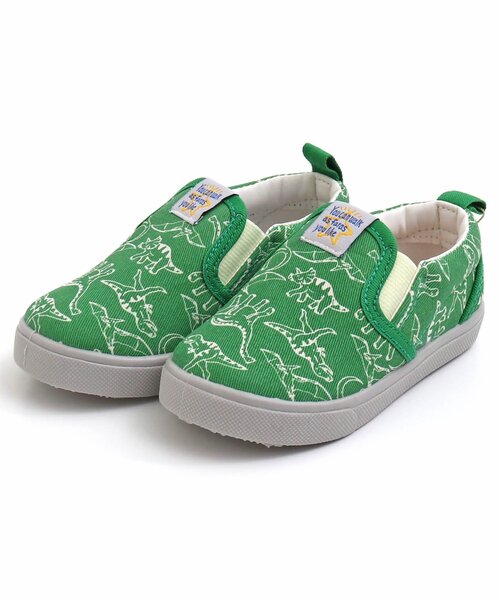 BREEZE（ブリーズ）の「無地・柄　左右迷わない！かかとワッペンスリッポン（スニーカー・キッズ・ブルー/チェック/ラベンダー/グリーン・14/15 /16/17/18/19）」の14枚目の写真