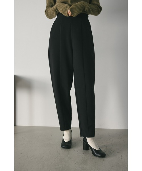 STYLEMIXER（スタイルミキサー）の「ラウンドフォルムパンツ（その他パンツ・レディース・ベージュ/ブラック・SMALL/MEDIUM）」の2枚目の写真