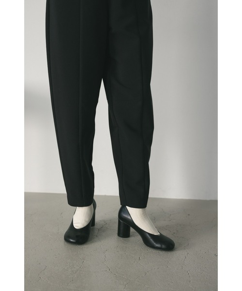 STYLEMIXER（スタイルミキサー）の「ラウンドフォルムパンツ（その他パンツ・レディース・ベージュ/ブラック・SMALL/MEDIUM）」の8枚目の写真