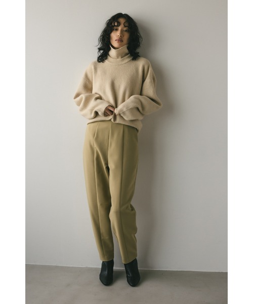 STYLEMIXER（スタイルミキサー）の「ラウンドフォルムパンツ（その他パンツ・レディース・ベージュ/ブラック・SMALL/MEDIUM）」の13枚目の写真