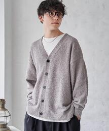 WEGO/ツイストブークレカーディガン