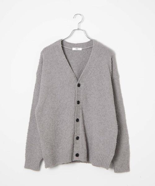 WEGO（ウィゴー）の「WEGO/ツイストブークレカーディガン（カーディガン/ボレロ・メンズ・ブラック系その他/ブラック/ブルー/オレンジ系その他/グレー・LARGE/MEDIUM）」の21枚目の写真