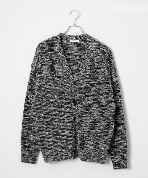WEGO（ウィゴー）の「WEGO/ツイストブークレカーディガン（カーディガン/ボレロ・メンズ・ブラック系その他/ブラック/ブルー/オレンジ系その他/グレー・LARGE/MEDIUM）」の18枚目の写真