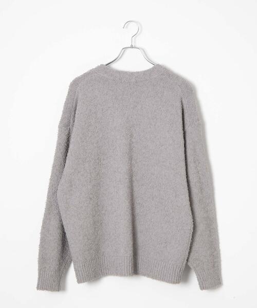 WEGO（ウィゴー）の「WEGO/ツイストブークレカーディガン（カーディガン/ボレロ・メンズ・ブラック系その他/ブラック/ブルー/オレンジ系その他/グレー・LARGE/MEDIUM）」の22枚目の写真