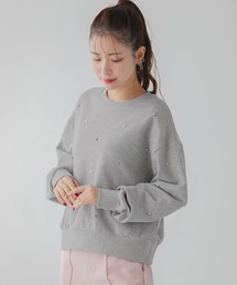 スウェット（グレー/灰色系・ビジュー）ファッション通販 - ZOZOTOWN