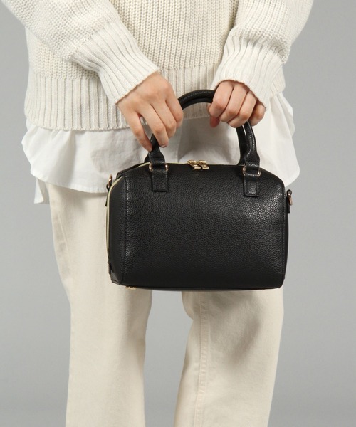 studio CLIP（スタディオクリップ）の「ボストンお出かけショルダーバッグ（ショルダーバッグ・レディース・オフホワイト/ブラック/ブラウン・FREE）」の10枚目の写真