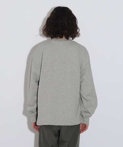 tk.TAKEO KIKUCHI（ティーケータケオキクチ）の「◆ドロストスウェットプルオーバー（スウェット・メンズ・グレー系4/ブラック/ホワイト・02/03）」の7枚目の写真