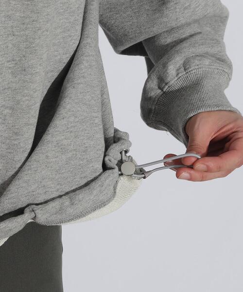 tk.TAKEO KIKUCHI（ティーケータケオキクチ）の「◆ドロストスウェットプルオーバー（スウェット・メンズ・グレー系4/ブラック/ホワイト・02/03）」の11枚目の写真