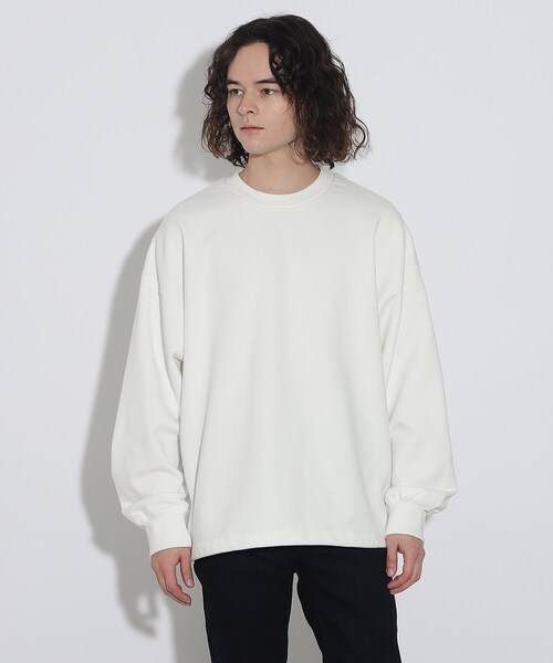 tk.TAKEO KIKUCHI（ティーケータケオキクチ）の「◆ドロストスウェットプルオーバー（スウェット・メンズ・グレー系4/ブラック/ホワイト・02/03）」の13枚目の写真