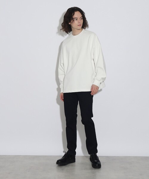 tk.TAKEO KIKUCHI（ティーケータケオキクチ）の「◆ドロストスウェットプルオーバー（スウェット・メンズ・グレー系4/ブラック/ホワイト・02/03）」の14枚目の写真