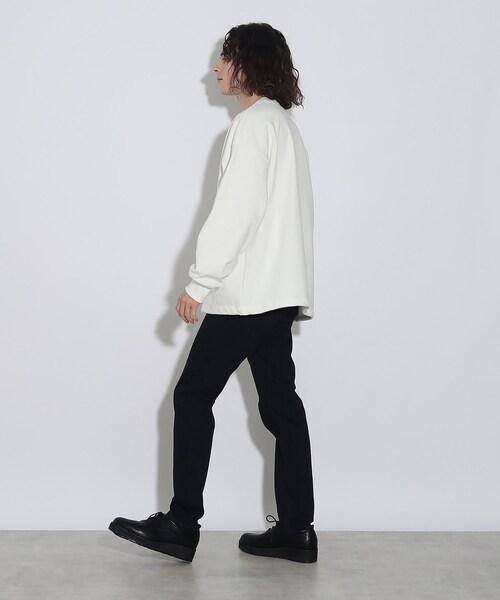 tk.TAKEO KIKUCHI（ティーケータケオキクチ）の「◆ドロストスウェットプルオーバー（スウェット・メンズ・グレー系4/ブラック/ホワイト・02/03）」の15枚目の写真