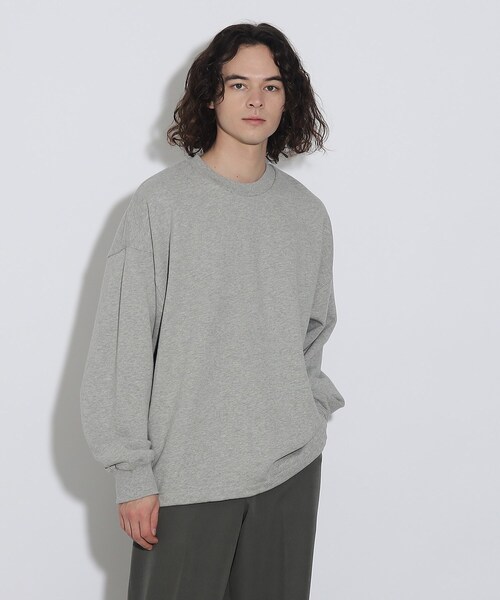 tk.TAKEO KIKUCHI（ティーケータケオキクチ）の「◆ドロストスウェットプルオーバー（スウェット・メンズ・グレー系4/ブラック/ホワイト・02/03）」の21枚目の写真