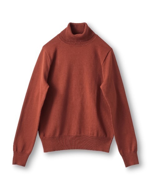 Sunny clouds（サニークラウズ）の「サニークラウズ　重宝ニットタートル〈レディース〉（ニット/セーター・レディース・ブルー/ブラック/オフホワイト/テラコッタ・M/LL/L/3L/MP）」の17枚目の写真