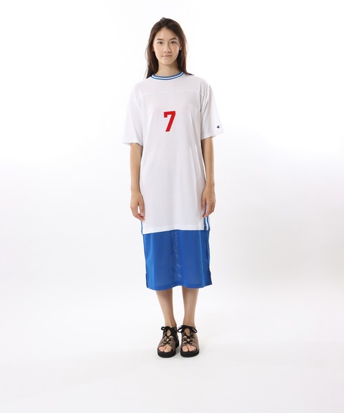 Champion(チャンピオン)の「【Champion/チャンピオン】レディース ワンピース(ワンピース・レディース・ダークグリーン/ホワイト/ブラック・LARGE/MEDIUM)」の4枚目の写真