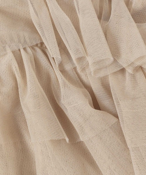 mysty woman（ミスティウーマン）の「肩リボンチュールキャミ　 106916（シャツ/ブラウス・レディース・ベージュ/グレー/アイボリー・FREE）」の17枚目の写真