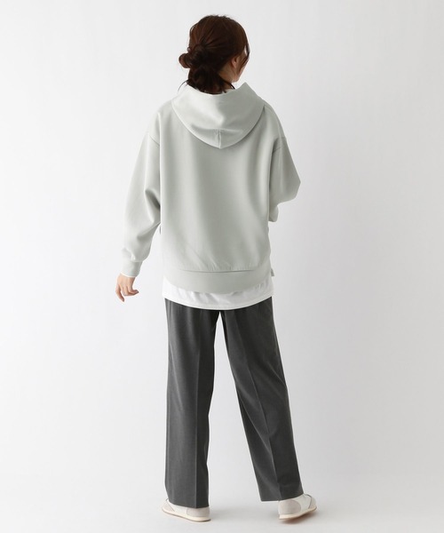GLOBAL WORK（グローバルワーク）の「ライトクッションパーカープルオーバー/975606（パーカー・レディース・アイボリー/グレイッシュベージュ/ミント/ラベンダー・MEDIUM/LARGE）」の6枚目の写真