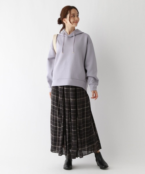 GLOBAL WORK（グローバルワーク）の「ライトクッションパーカープルオーバー/975606（パーカー・レディース・アイボリー/グレイッシュベージュ/ミント/ラベンダー・MEDIUM/LARGE）」の16枚目の写真