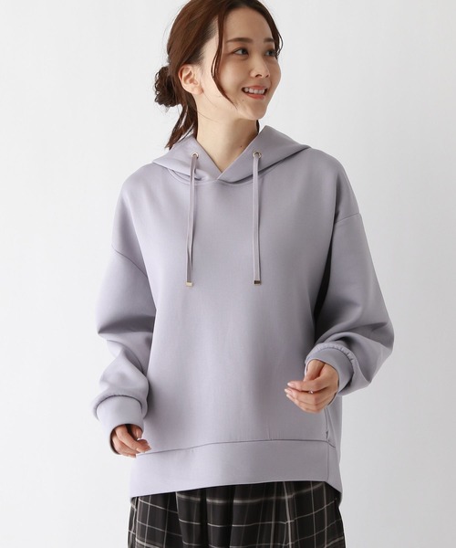 GLOBAL WORK（グローバルワーク）の「ライトクッションパーカープルオーバー/975606（パーカー・レディース・アイボリー/グレイッシュベージュ/ミント/ラベンダー・MEDIUM/LARGE）」の21枚目の写真